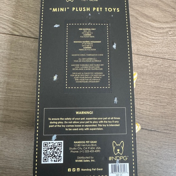 NANDOG PET Mini Plush Duck Pet Toys - Set of 3🐾NWT - Picture 4 of 4